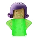 Angry Mama Microwave Cleaner - Microwave Oven Steam Cleaner, Angry Mom High Temperature Steamer Cleaning Equipment Easily Crud in Minutes Steam Cleans and Disinfects with Vinegar and Water for Kitchen