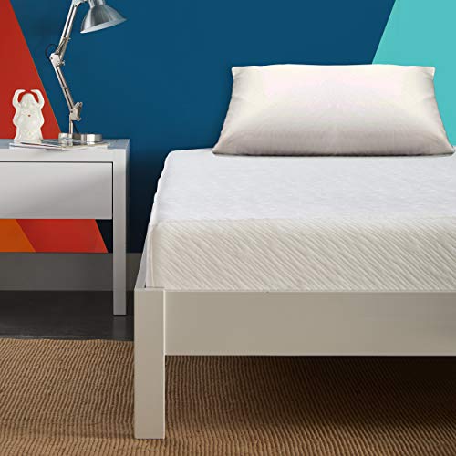 Early Bird Essentials 8 Inch Gel Memory Foam Mattress, Twin XL, Dual Layer Comfort