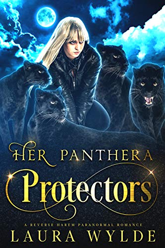 Her Panthera Protectors: A Reverse Harem Paranormal Romance (Panther Shifters of the Amazon Book 1)
