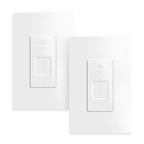 3 Way Smart Light Switch by Etekcity, Works with Alexa and Google Home, Neutral Wire Required, 15A/1800W, ETL/FCC Listed, 2-Year Warranty (2 Pack)
