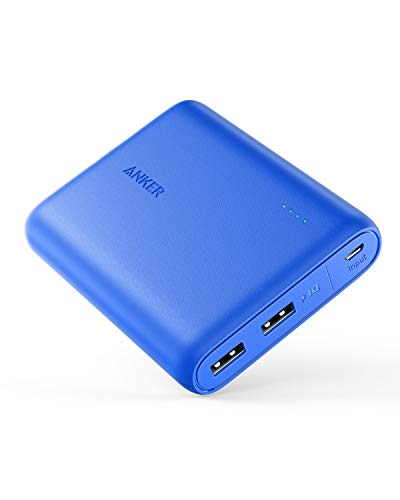 Book Cover Anker PowerCore 13000 Portable Charger - Compact 13000mAh 2-Port Ultra Portable Phone Charger Power Bank with PowerIQ and VoltageBoost Technology for iPhone, iPad, Samsung Galaxy (Blue)