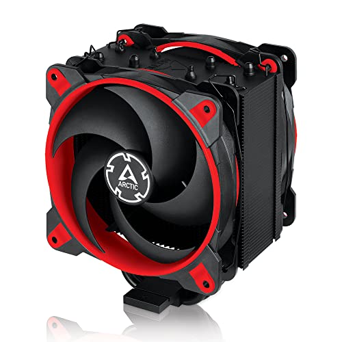 Book Cover ARCTIC Freezer 34 Esports Duo - Tower CPU Cooler with BioniX P-Series case Fan in Push-Pull, 120 mm PWM Fan, for Intel and AMD Socket, LGA1700 Compatible - Red