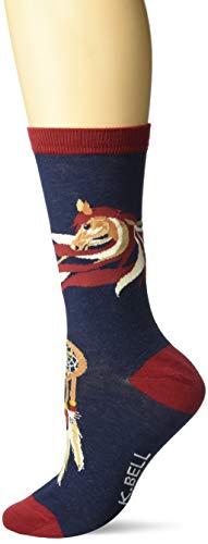 K. Bell Socks womens Playful Wildlife Novelty Fashion Crew Socks