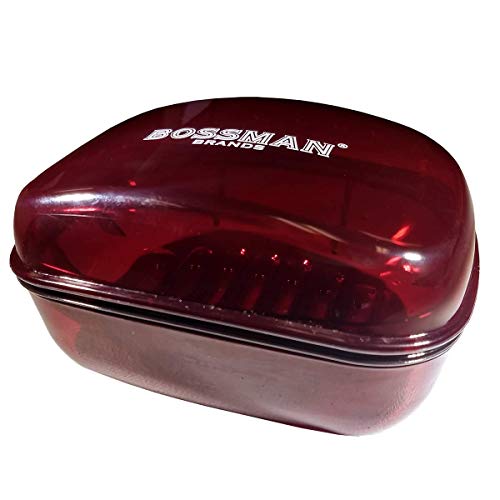 Bossman 3 Piece Soap Caddy- Red