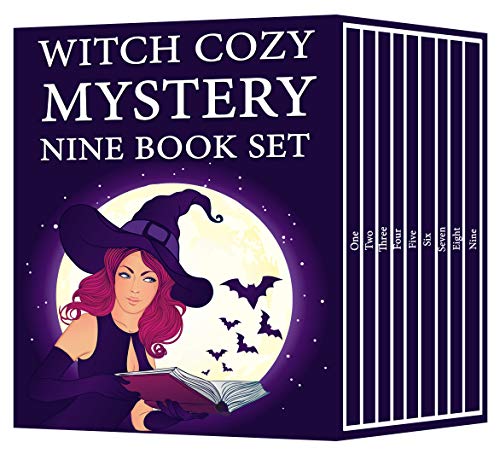 Book Cover Witch Cozy Mystery Nine Book Set