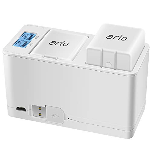 Feirsh Charger Station Gift for Arlo, Digital LED Screen Charging Station Compatible for Arlo Pro/Pro 2/Go Camera (No Batteries)