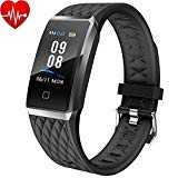 Willful Montre Connectée Smartwatch Cardio Podometre Bracelet Connecté Etanche IP68 Smart Watch Android iOS Homme Femme Enfant Sport Running Calorie Sommeil pour iPhone Samsung Xiaomi Sony Huawei