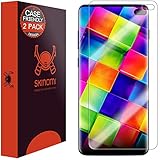 Skinomi TechSkin [2-Pack] (Case Compatible) Clear Screen Protector for Samsung Galaxy S10 Plus (S10+ 6.4") [Will NOT Work w/Verizon Galaxy S10 5G 6.7"] Anti-Bubble HD TPU Film