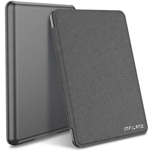Infiland Kindle Paperwhite 2018 Case Compatible with Amazon Kindle Paperwhite 10th Generation 6 inches 2018 Release(Auto Wake/Sleep),Pure Gray