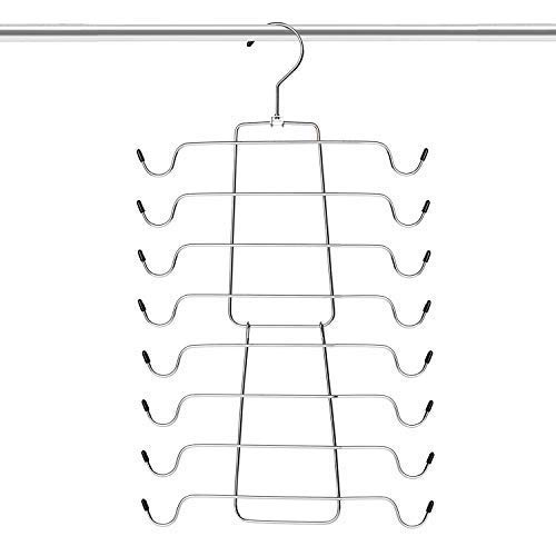BlobereyÂ TankÂ TopsÂ HangerÂ MetalÂ FoldingÂ SpaceÂ SavingÂ HangerÂ ClosetÂ OrganizerÂ forÂ TankÂ Tops,Â Cami,Â Bras,Â BathingÂ Suits,Â Belts,Â Ties?2 Pack?