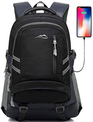 Backpack Bookbag for School College Laptop Travel Student Anti Theft with USB Charging Port