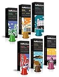 Il Caffé Italiano Coffee, Capsules Compatible with Nespresso OriginalLine, Certified Genuine Tour D'Italia Variety Pack, 60 Espresso Pods, Roasted in Sicily, Happiness Guaranteed