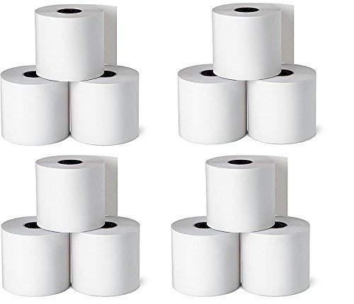 1InTheOffice Adding Machine, Register, and Calculator Rolls 2 1/4" x 150' 1-Ply, 12/Pack (150')