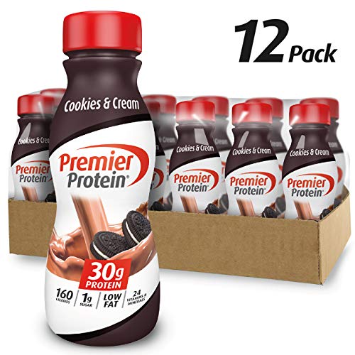 Premier Protein 30g Protein Shake, Cookies & Cream, 11.5 fl oz Shake, (12 count)