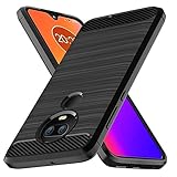 Moto G7 Case,E-outfit Slim Soft TPU Protective Rubber Bumper Case Cover for Motorola Moto G7 Phone (Black)
