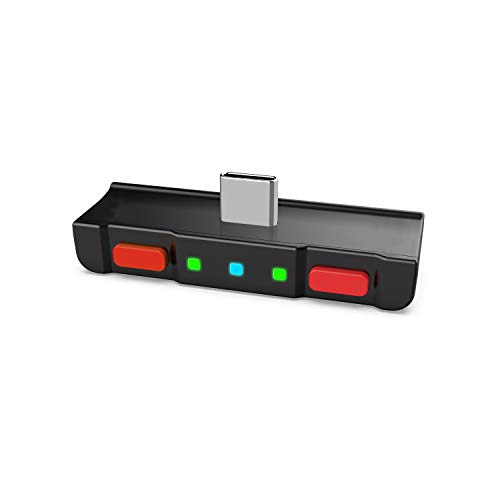 HomeSpot Bluetooth Audio Adapter with USB-C, Built-in mic, for Nintendo Switch, PS4, PS5, PC, Supports Headphones mic, aptX Low Latency, Dual Headphones, in-Game Voice Chat