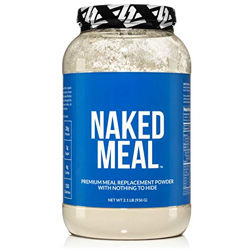 Book Cover Naked Meal - Healthy Meal Replacement Shakes for Weight Loss or Workout Recovery - Low Carb, Keto Friendly, No Soy, GMO or Gluten - Pre & Probiotics for Gut Health - 2.1 LBS, 26 Servings