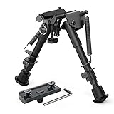 Xaegistac Rifle Bipod Adjustable 6-9 Inch Bipods with Quick Release Adapter for M Lock Rail,Lightweight and Stable for Hunting and Shooting