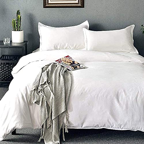 Balichun Duvet Cover Set Queen Size Premium with Zipper Closure Ultra Soft -3 Piece-1 Microfiber Duvet Cover Matching 2 Pillow Shams