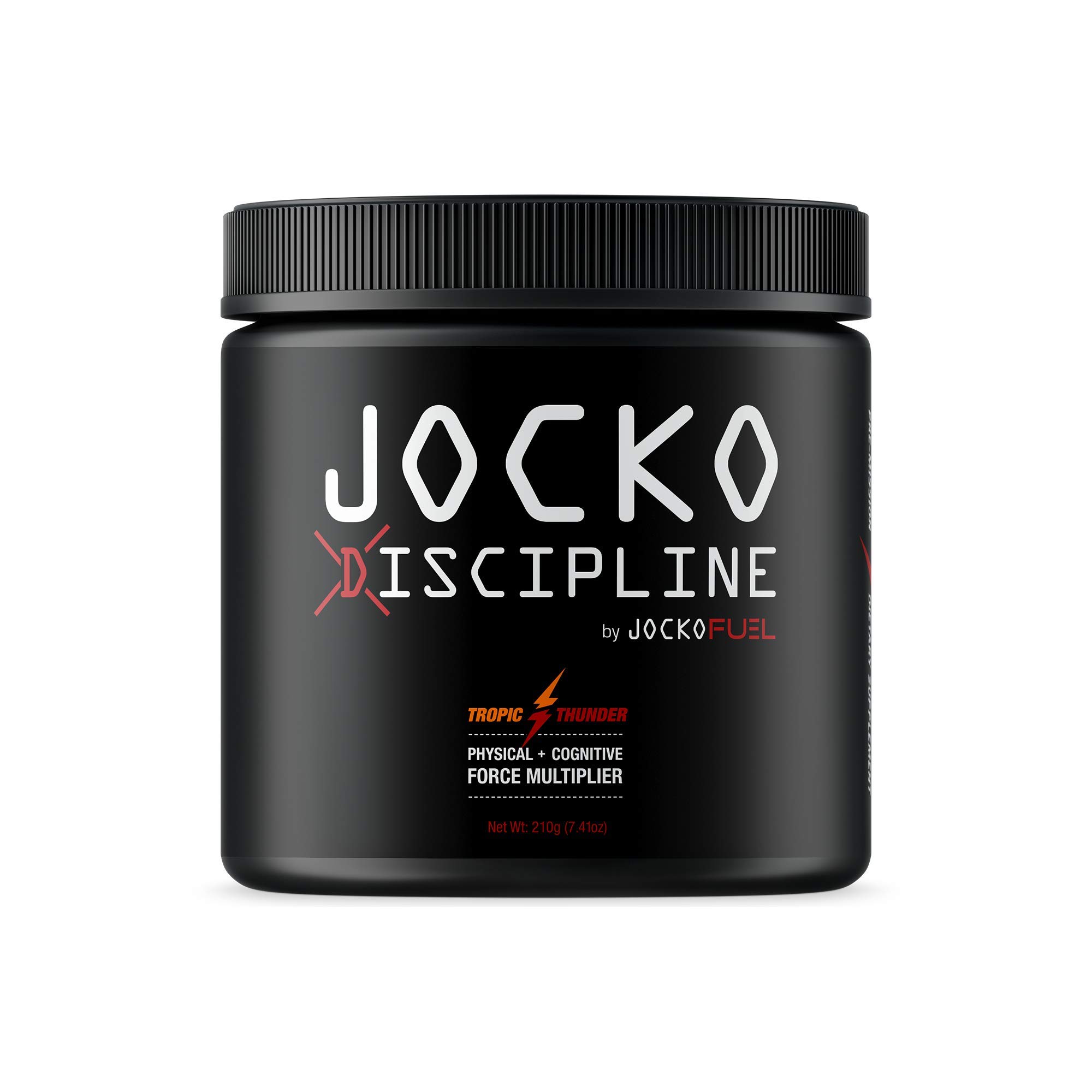 Book Cover Jocko Fuel Pre Workout Powder (Tropic Thunder) | PreWorkout Energy Powder Drink | Pre Workout for Men & Women | KETO, Vitamin C, Sugar Free Blend to Support Muscle Pump, Endurance & Recovery - 30 Servings