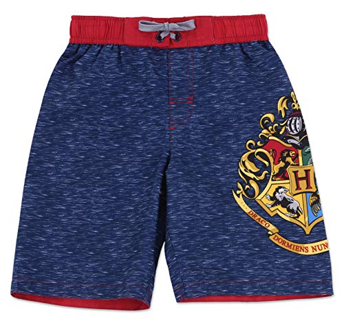 Harry Potter Hogwarts Little Boys Mesh Swim Trunks Blue 7