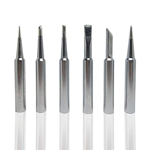 6PCS Soldering Tips for Weller ST Series Tip Replace Weller ST7 WLC100,SP40L / SP40N and WP25, WP30, WP35 Irons Tips