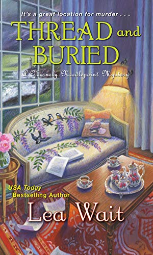 Book Cover Thread and Buried (A Mainely Needlepoint Mystery Book 9)