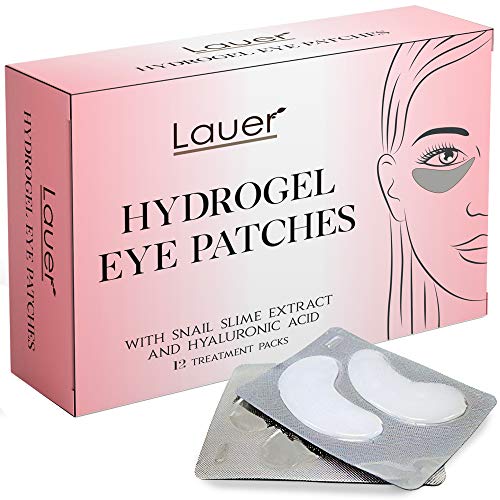 Under Eye Bags Treatment Patches | Eye Mask with Hyaluronic acid and SNAIL Slime Extract | Puffy Eyes| Dark Circles Under Eye Treatment Masks