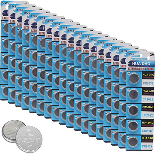 CR2032 Lithium Battery 3 Volt Coin Button Cell 100 Pack