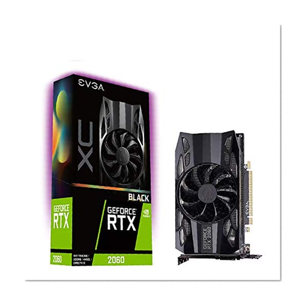 EVGA GeForce RTX 2060 XC Black Edition Gaming, 6GB GDDR6, HDB Fan Graphics Card 06G-P4-2061-KR