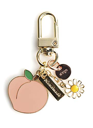 elago AirPods Keyring [Peach] - Charm for AirPods, Handbag, Tote, Purse, Backpack, Bag, Car