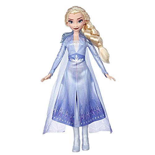 Book Cover Disney Frozen Elsa Fashion Doll with Long Blonde Hair & Blue Outfit Inspired by Frozen 2 - Toy for Kids 3 Years Old & Up