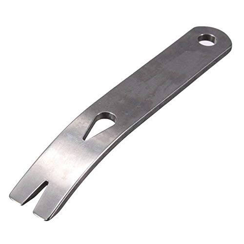 NaisiCore Pocket Pry Bar Portable Stainless Steel Crowbar Utility Widgy Bar Tool Opening Lever for Bushcraft Survival