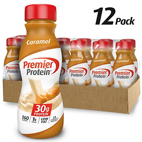 Book Cover Premier Protein 30g Protein Shake, Caramel, 11.5 fl oz Shake, (12 count)