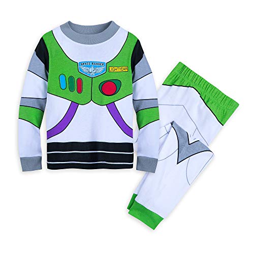 Book Cover Disney Buzz Lightyear Costume PJ PALS for Boys, Size 5 Multicolored
