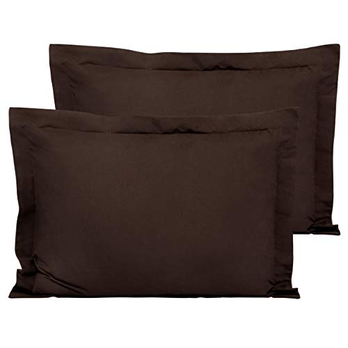 Book Cover FLXXIE 2 Pack Microfiber Pillow Shams, Ultra Soft and Premium Quality, 20