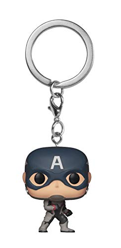 Book Cover Funko Pop! Keychains: Avengers Endgame - Captain America, Multicolor, One-Size