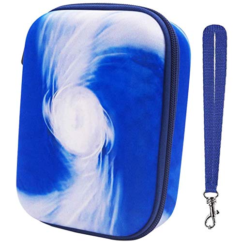 Book Cover PAIYULE Hard Case Compatible Phase 10 Card Game. Fits up to 360 Cards. Includes 2 Removable Divider(Blue)