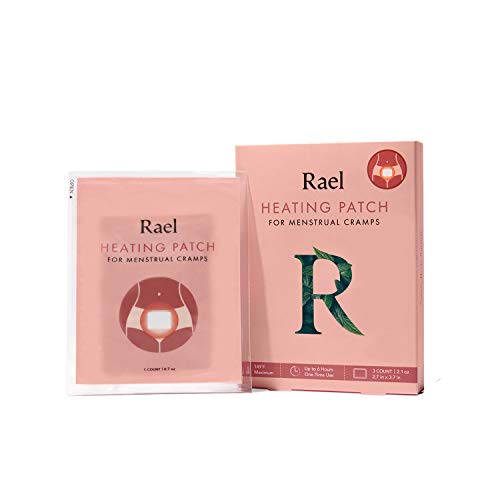 Rael Natural Herbal Heating Patch - PMS Relief Natural Heating Patches (1 Pack, 3 Count)