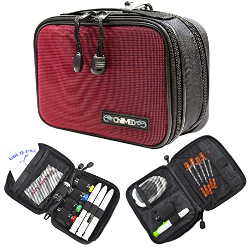 ChillMED Type 1 Daily Diabetes Case - Insulin Cooler Bag for Traveling & Everyday Use -Includes Reusable Ice Pack - 6 to 8 Hours of Cool Time (Red)