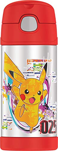 Book Cover Thermos Funtainer 12 Ounce Bottle, Pokemon