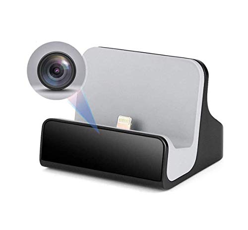 LIZVIE Mini Spy Camera,iPhone Charger Hidden Camera Nanny Cam USB Charger Camera Hidden Spy Cam with Motion Detection 720P Full HD, WiFi, Cell Phone App (iPhone Charger)