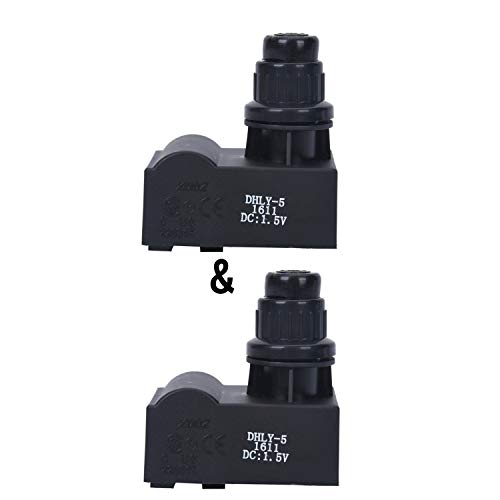GasSaf Spark Generator 5 Outlet Push Button Grill Igniter AA Battery BBQ Ignitor Replacement for Broil King, Broil-Mate, Huntington, Master Forge 678489 and Sterling 5139-84, 5139-87, GP335(2 Packs)