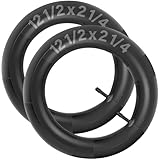 LotFancy 12.5 x 2.25 (12 1/2" x2 1/4") Inner Tube, 2 Pack 12.5 x 1.75 57-203/62-203 Tire Tubes for Razor Pocket Mod, Currie, Schwinn, GT, IZIP Electric Scooters, MX125 Dirt Rocket Replacement Tubes