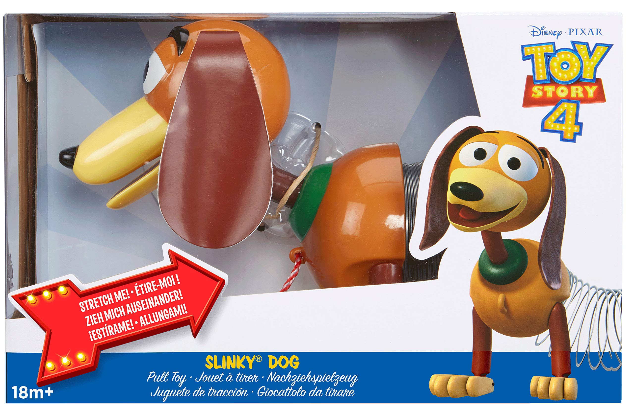 Book Cover Slinky Disney Pixar Toy Story 4 Dog Kids Pull Spring Toy