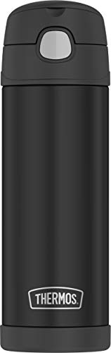 Book Cover Thermos Funtainer 16 Ounce Bottle, Matte Black
