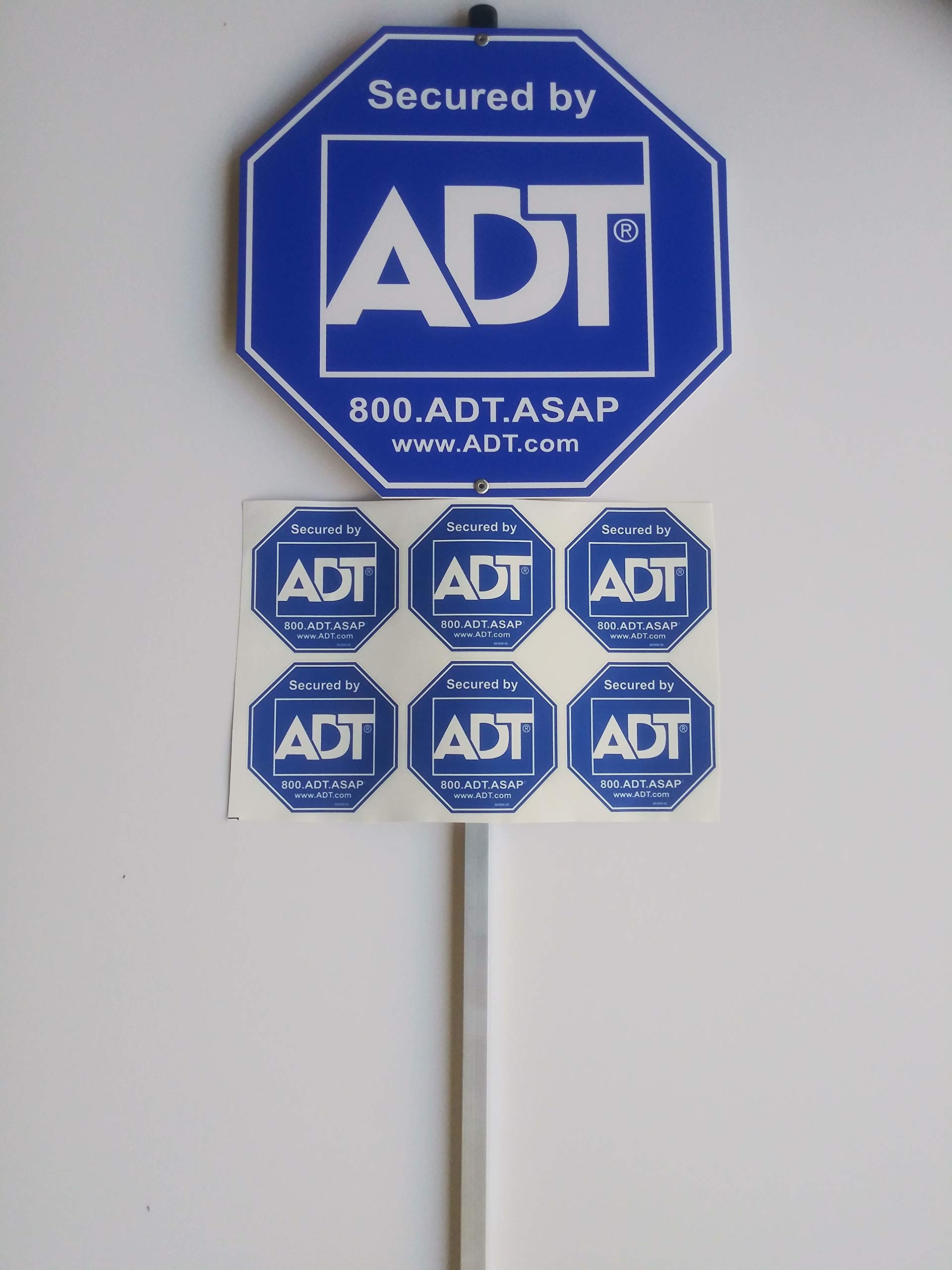 ADT Yard Sign with (6) Window Decals.