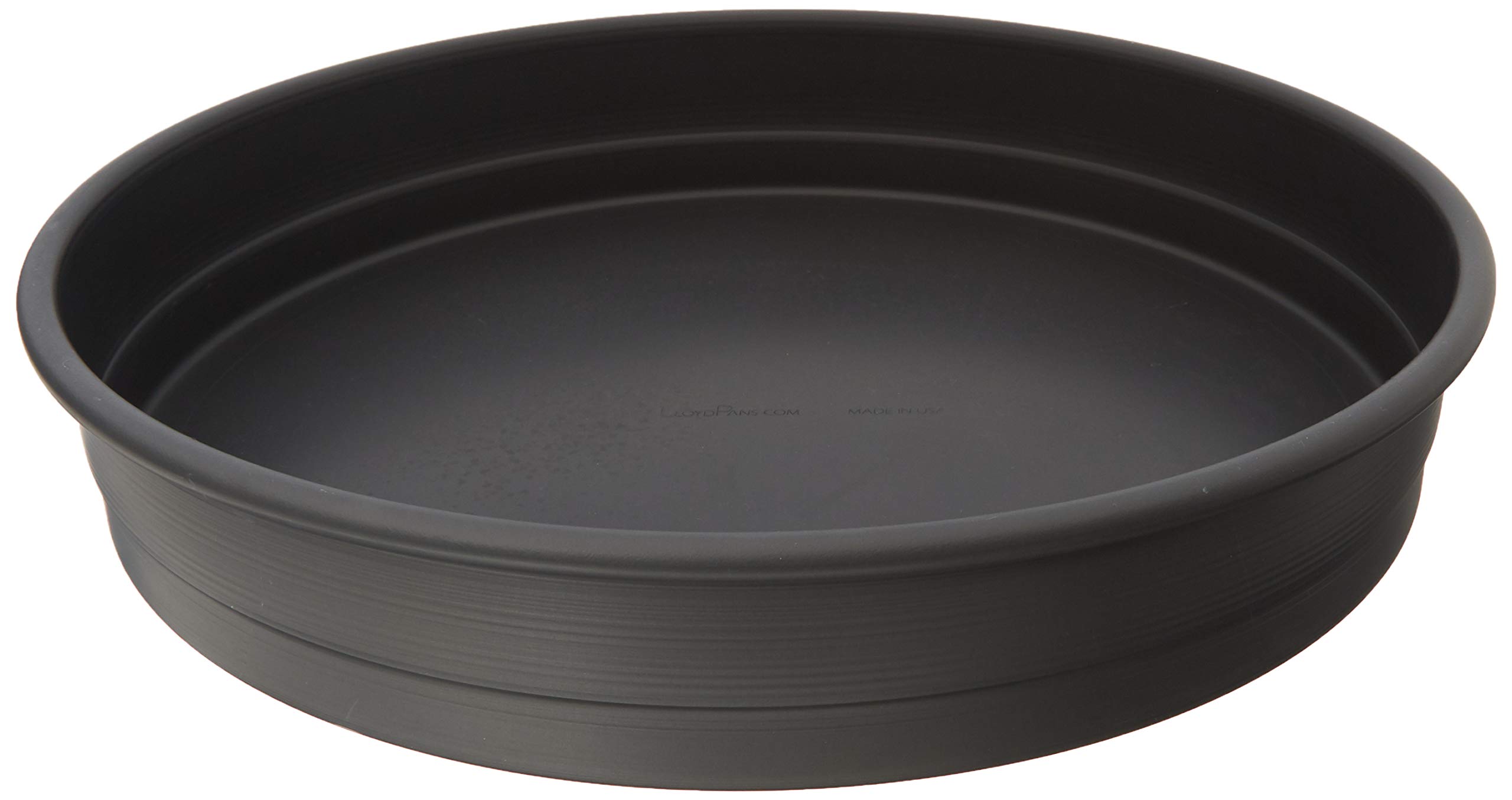LloydPans Chicago Style Deep Dish Stacking Pizza Pans, Pre-Seasoned Tuff Kote (1, 12 X 2.25 inch) 1 12x2.25 inches