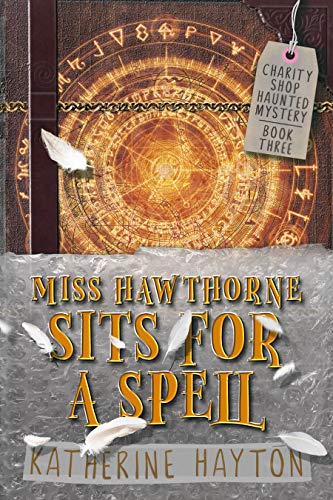 Book Cover Miss Hawthorne Sits for a Spell: A Paranormal Mystery Series (Charity Shop Haunted Mystery Book 3)