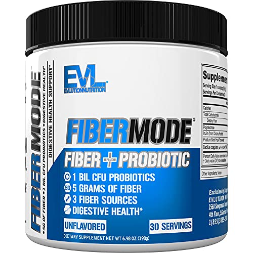 Evlution Nutrition FiberMode Fiber Plus Probiotic, 30 Servings